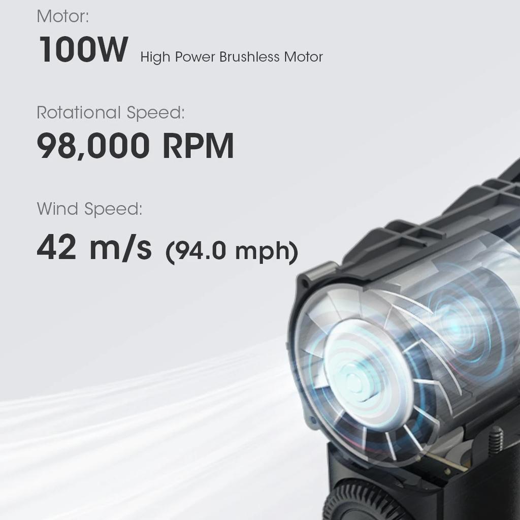 NITECORE CW20 Wind Blower Multipurpose Pocket Photography Fan Electric Portable Fan Stepless for Canon Sony Short Video Portable
