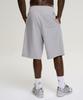 Leijibi One-Pleat Giant Fit Fresh Bermuda Pants M Melange Grey