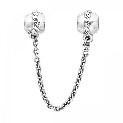 Pandora 791788 Αλυσίδα Ασφαλείας Οικογενειακοί Δεσμοί Ασημένιο Γούρι