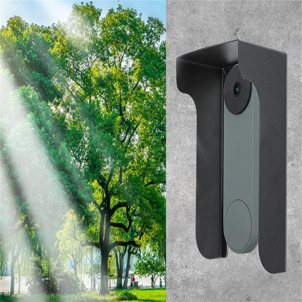 Metal Doorbell Cover Smart Garage Door Video Keypad Protector,  Access Control Keypad Cover