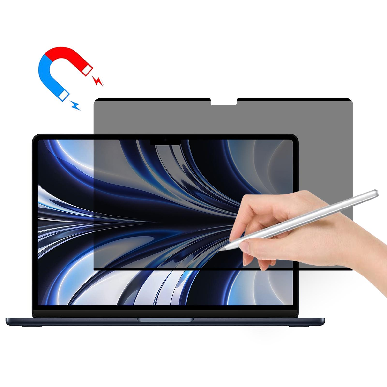 

Матовий захисний екран для MacBook Air 13 дюймів (2025) M4 A3240/(2024) M3 A3113/(2022) M2 A2681 Магнітна Імпортна ПЕТ Плівка Анти-Шпигун