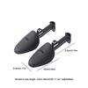 1Pair Plastic Shoe Stretcher Adjustable Portable Shoe Tree Shaper Stretchers Holder for Women Men Unisex Fashion Black Shoe Tree