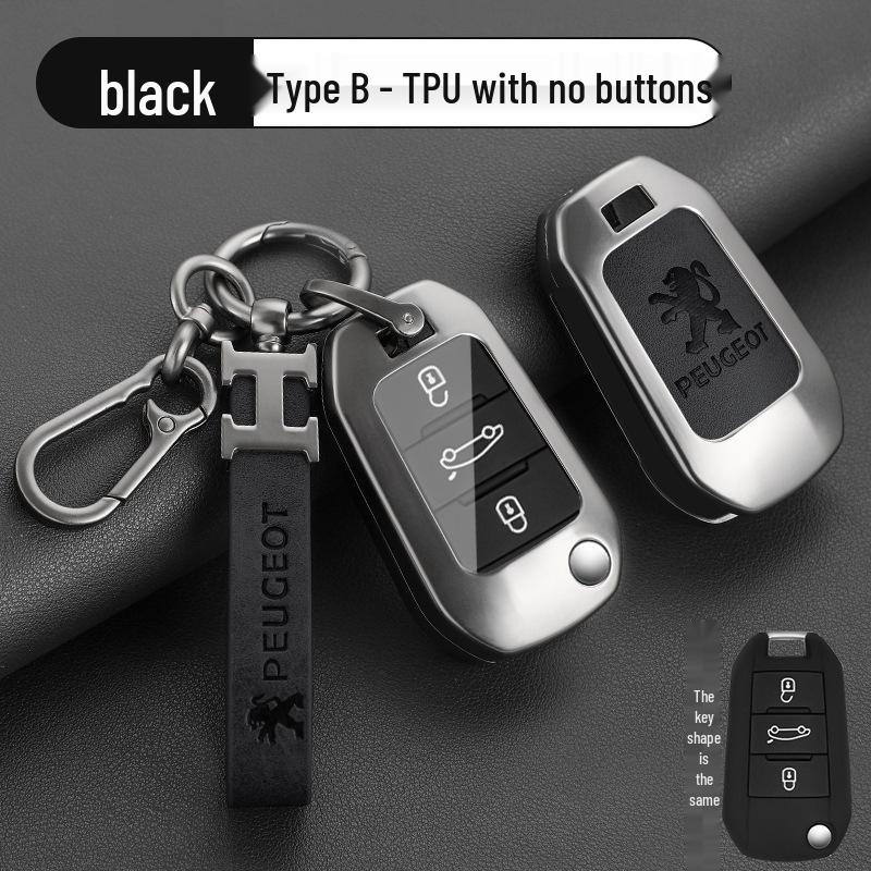 Zinc Alloy Key Cover for Dongfeng Peugeot: Fits 308, 301, 408X, 308S, 3008, 2008, 508 Models