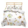 Honey Villain Illustration Digital Printing Quilt Set Three-Piece Set Two-Piece Set
