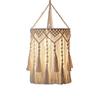 1Pc New Nordic Style Handmade Cotton Rope Woven Lampshade, Famous Star Lighting Pendant, Room Decoration Wall Hanging