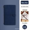 A6 Retro Travel Journal with Strap & Check-in Stamp - Customizable Logo Notebook