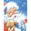 5D Diamond Painting Cartoon Santa Claus Diamond Embroidery Christmas Landscape Cross Stitch Mosaic Kit Christmas Gift Home Decor