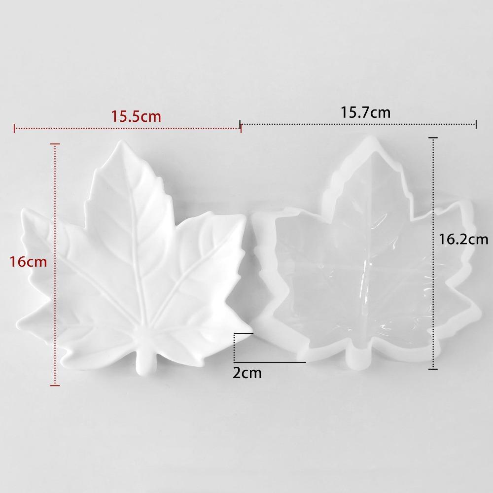 New Geometric Leaves Silicone Mold DIY Handmade Resin Molds Irregular Shape Reusable Plaster Molds Desktop Decor