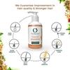 100% pflanzliches Keratin-Shampoo mit Rizinus- und marokkanischem Arganöl - Sulfat- und chemikalienfreies Bio-Shampoo für krauses, glänzendes