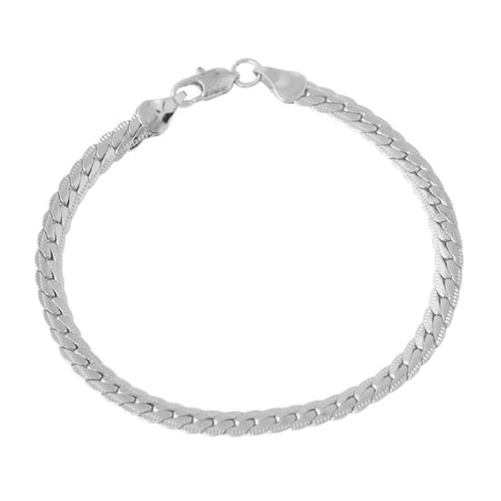 

Мужчины Женщины DIY Ручной Ювелирный Бутик Боковая Цепь Партия Дата Браслет серебряный