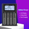 LiitoKala Lii-M4 Battery Charger LCD Display Universal Fast Charging 4 Slots 5V2A