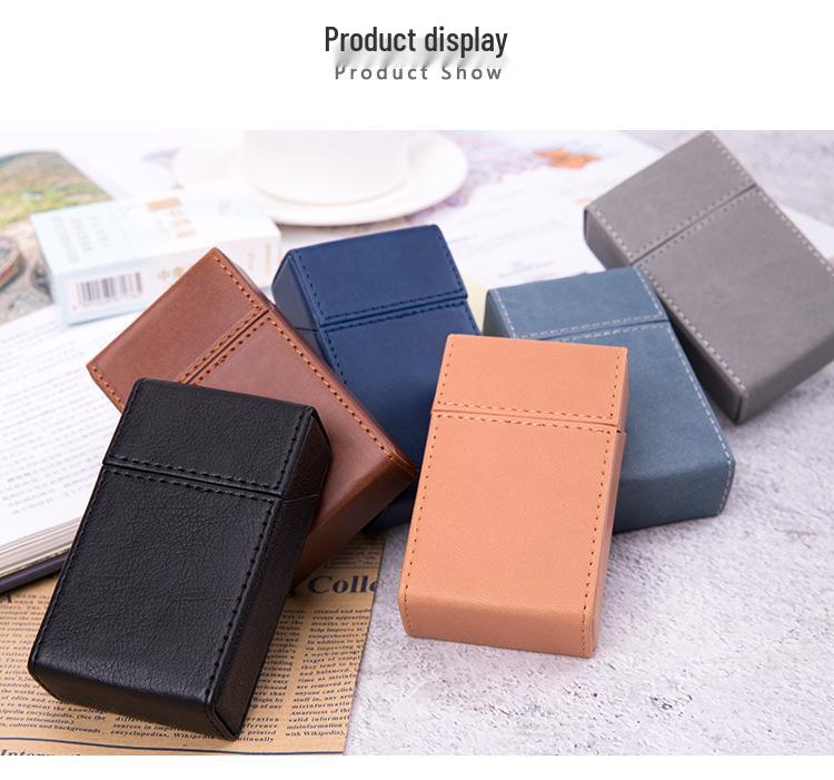 Creative Flip-Top Soft Pack Cigarette Case - 20 Sticks, Anti-Pressure, Portable Protection for Men