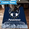 Custom Name Galactic Monterrey Crest Rug Game Carpet, Floor Mat for Bedroom Living Room Entryway Rug, Home Decor Idea Gift for Christmas birthday