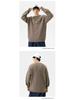 Spring & Autumn Retro Men's Solid Color Street Style Pullover Sweater