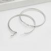 Personality Exaggerated Matte Large Circle Earrings Fashion Creative Trend Round Earrings Ear Buckles