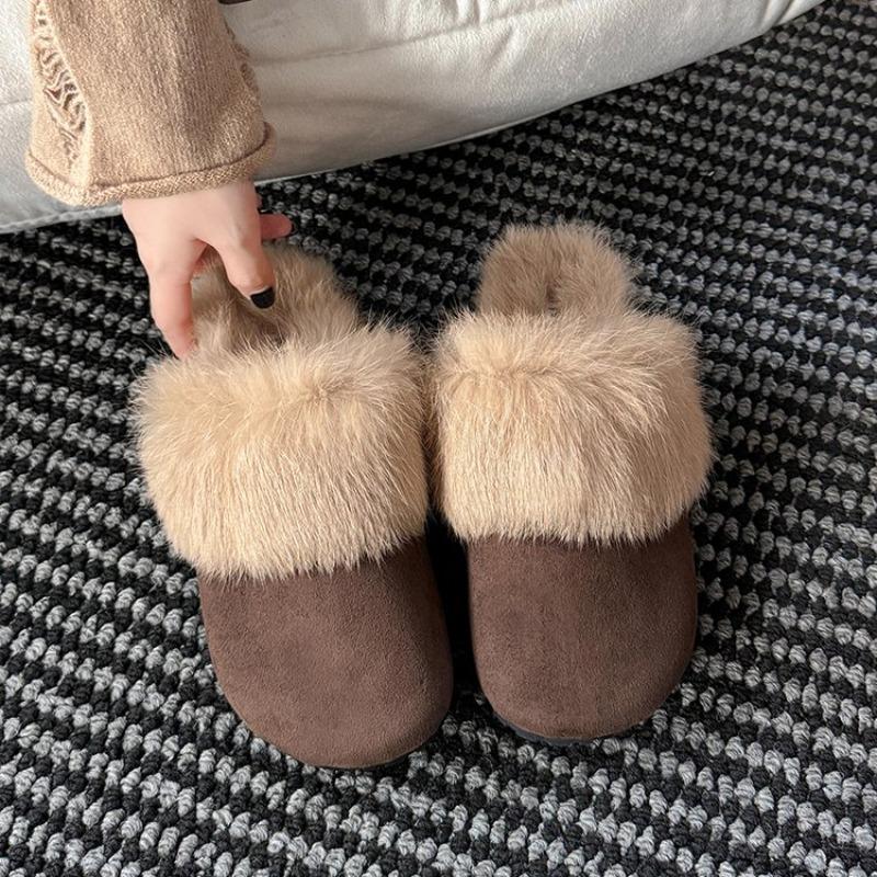 

Fashion Small Baotou Cotton Drag Fashion Women s Slippers for Autumn and Winter 2025 41 коричневый