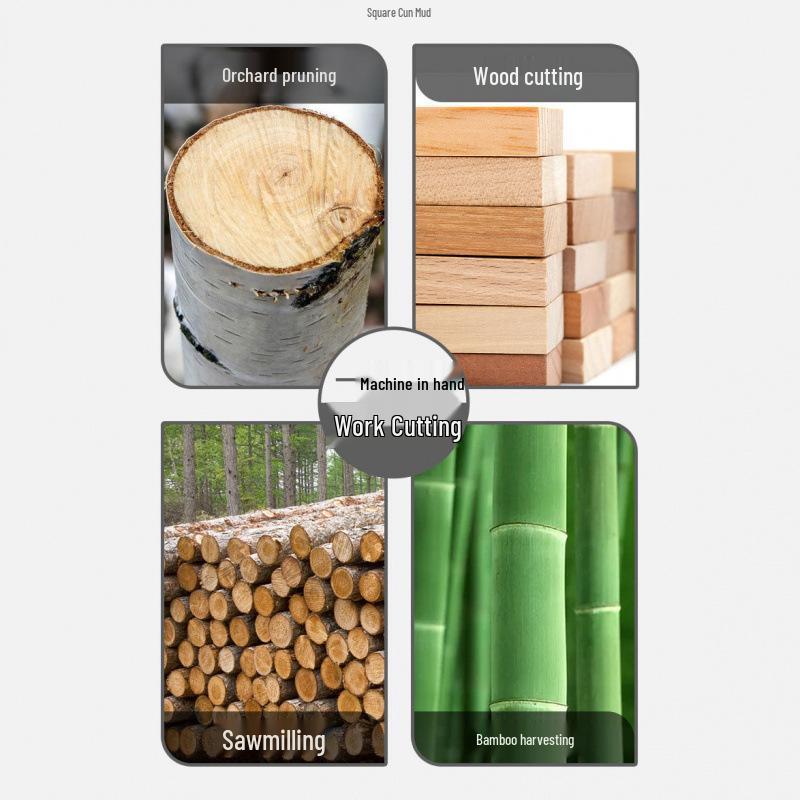 Rechargeable German Lithium-Ion Wireless Handheld Chainsaw for Tree Pruning and Small Felling