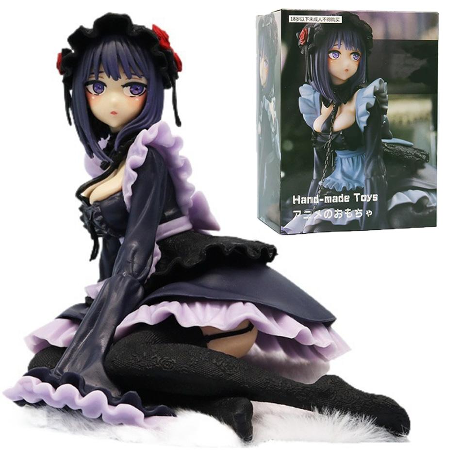 My Dress-Up Darling Zwei Anime-Figuren Schwarzes Dienstmädchen-Outfit Kitagawa Marin Actionfigur Shizuku Kuroe Figur Sammlermodell Spielzeug