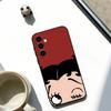 Cartoon Betty Boop Phone Case Soft black For Samsung Galaxy A73,A72,A71,A70,A53,A52,A51