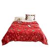 Christmas Flannel Blanket Thickened Large Coral Velvet Blanket Air Condition Blanket Gift Purchase Ribbon Color M098