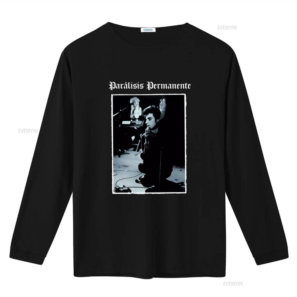 Paralisis Permanente Punk Rock Band Performance T-Shirt für Retro Style Musikliebhaber vintage Gewaschen Leicht Bequem