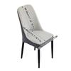 1PC High-elastic Dining Chair Cover Curved Jacquard Integrated Seat Cover Soft Anti-slip Backrest Protector for Home Decoration