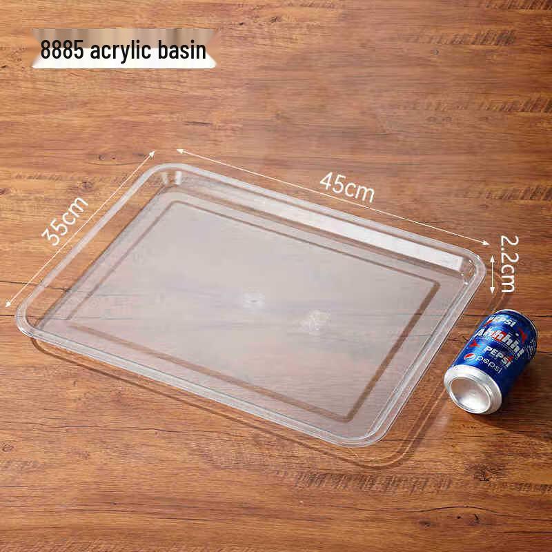 LISMPC Акриловый Прозрачный Прямоугольный Поднос для Сервировки