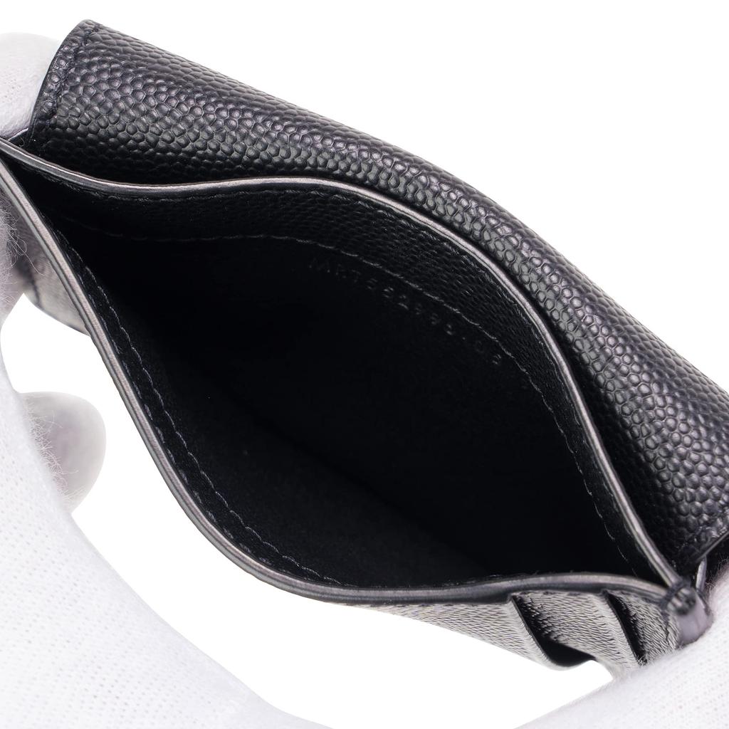 SAINT LAURENT Saint Laurent Etui na karty 552996 BTY7 N 1000 Klasyczna czerń Czarny [Przedmiot]