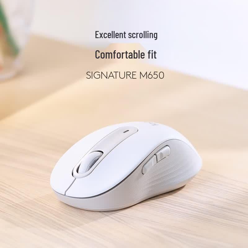 Logitech M650 Wireless Dual-Mode Ergonomic Mouse