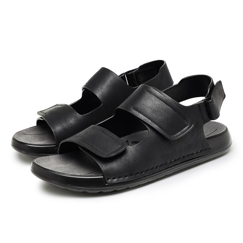 Fashion Hot Selling Men's Summer Soft Sole Leather Sandals Comfortabl Breathable and Casual Men Sandals Outdoor  Male Beach Shoes