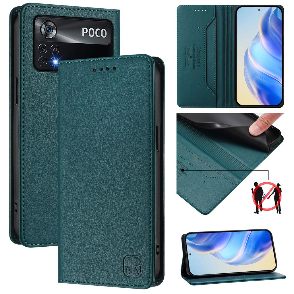 Luxury Anti-thef Wallet Flip Cover Phone Case For Xiaomi Poco F8 F7 Ultra F8 F7 F6 F5 X7 X5 X4 Pro X4 X3 NFC F3 Leather Cases