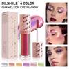 MLSMILE 6-Color Shimmer & Pearlescent Dragon Eye Shadow with Color-Changing Liquid Under-Eye Effect