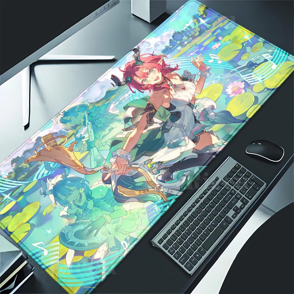 PC Wuthering Waves CIACCONA Mouse Pad PC Parts XXL E-Sports Rug Keyboard Mouse stitch Mouse pad Desk Mats Gaming Accessories