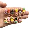 11pcs Cartoon Magnetic Fridge Sticker Swimmers Mermaid 3D Refrigerator Stickers Cute Magnetic Resin Fridge Sticker Kitchen