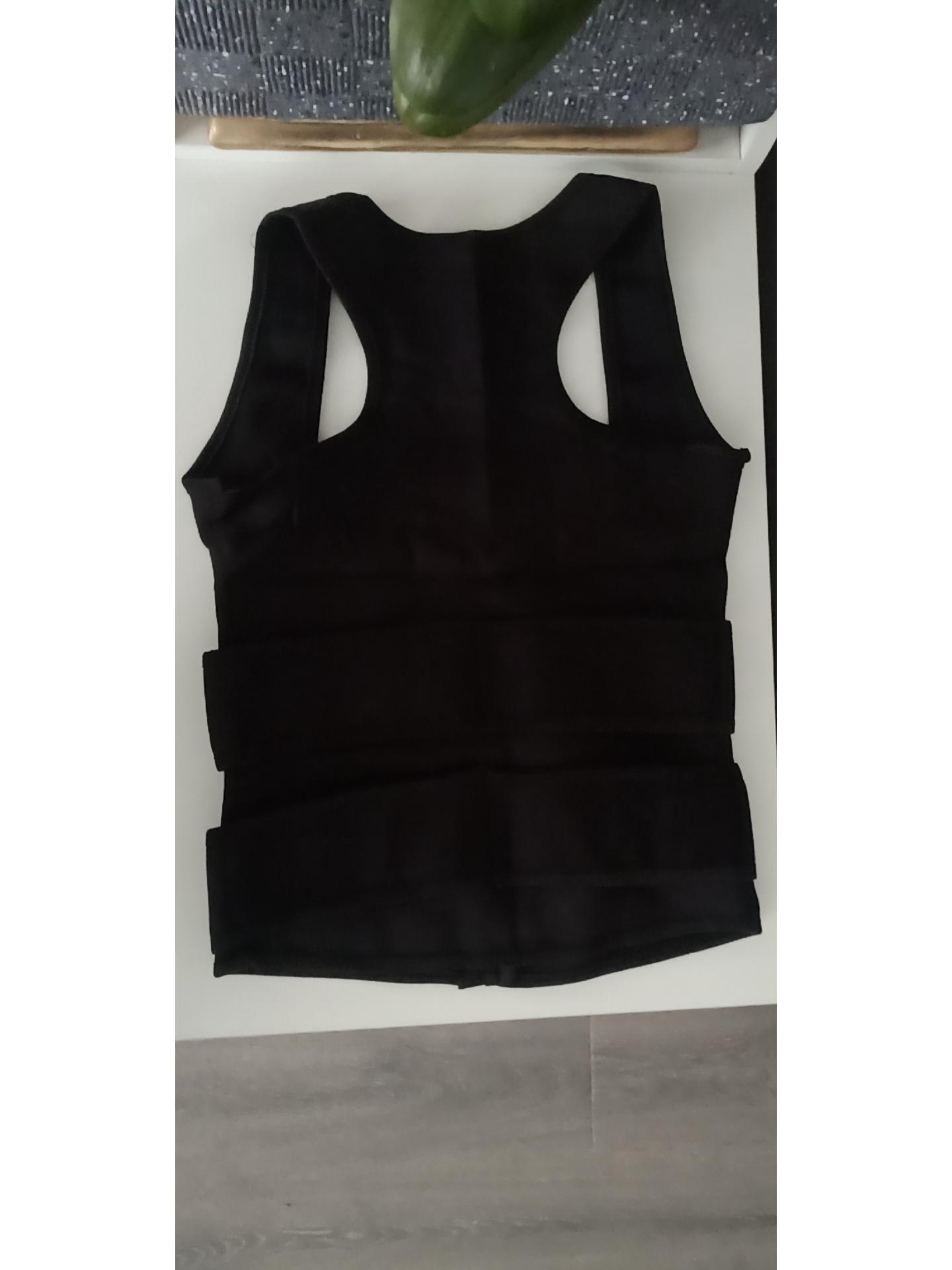 

Европейский регулируемый спортивный жилет и корсет для талии с контролем живота. XXL чёрный