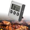 BBQ teplomer na mäso, jedlo, varenie, sonda, teplomer s časovačom, nástroj na meranie teploty