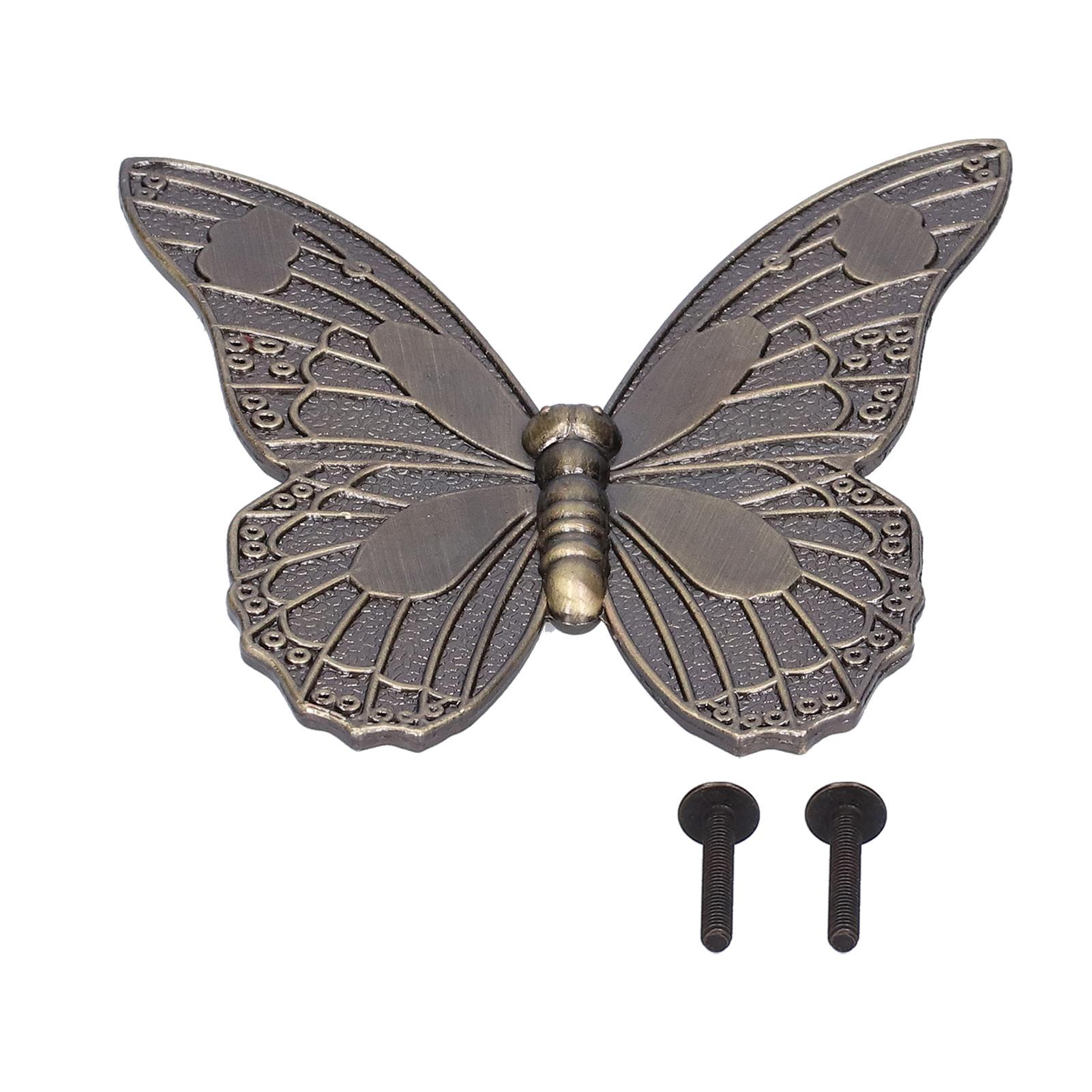 

Ручка у формі метелика Одноотвірний Двоотвірний Меблевий Кноб Ручка для Дверцят Ящика Дому