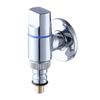 Universal Stainless Steel Dual-Head Washing Machine Faucet with Automatic Water Stop