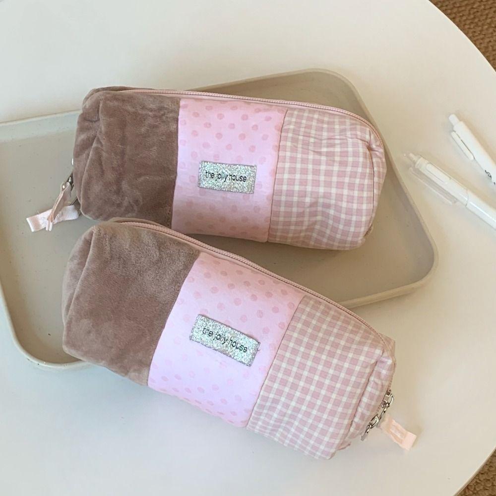 Anti-fall Pencil Pouch Soft Stationery Storage Bag New Pen Bag  Students