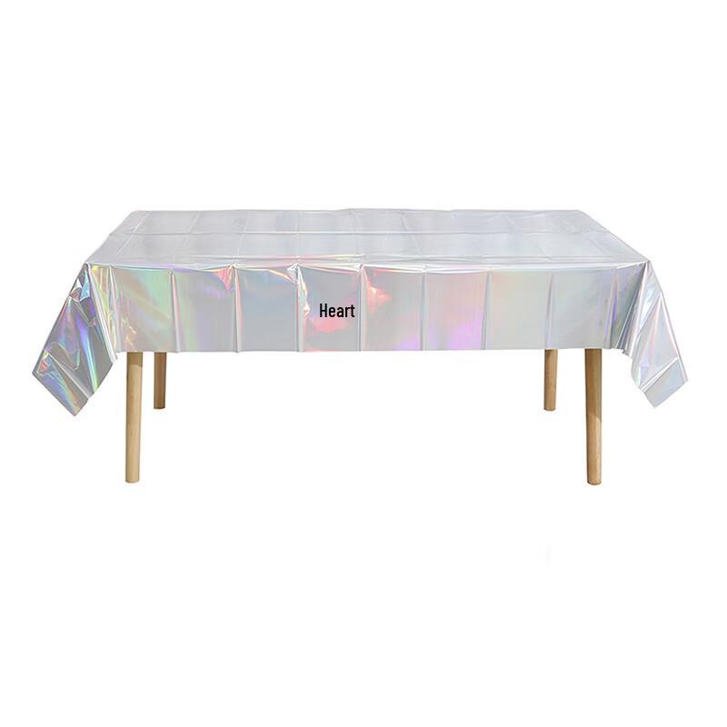 

OIMG Disposable Iridescent Rainbow Tablecloth