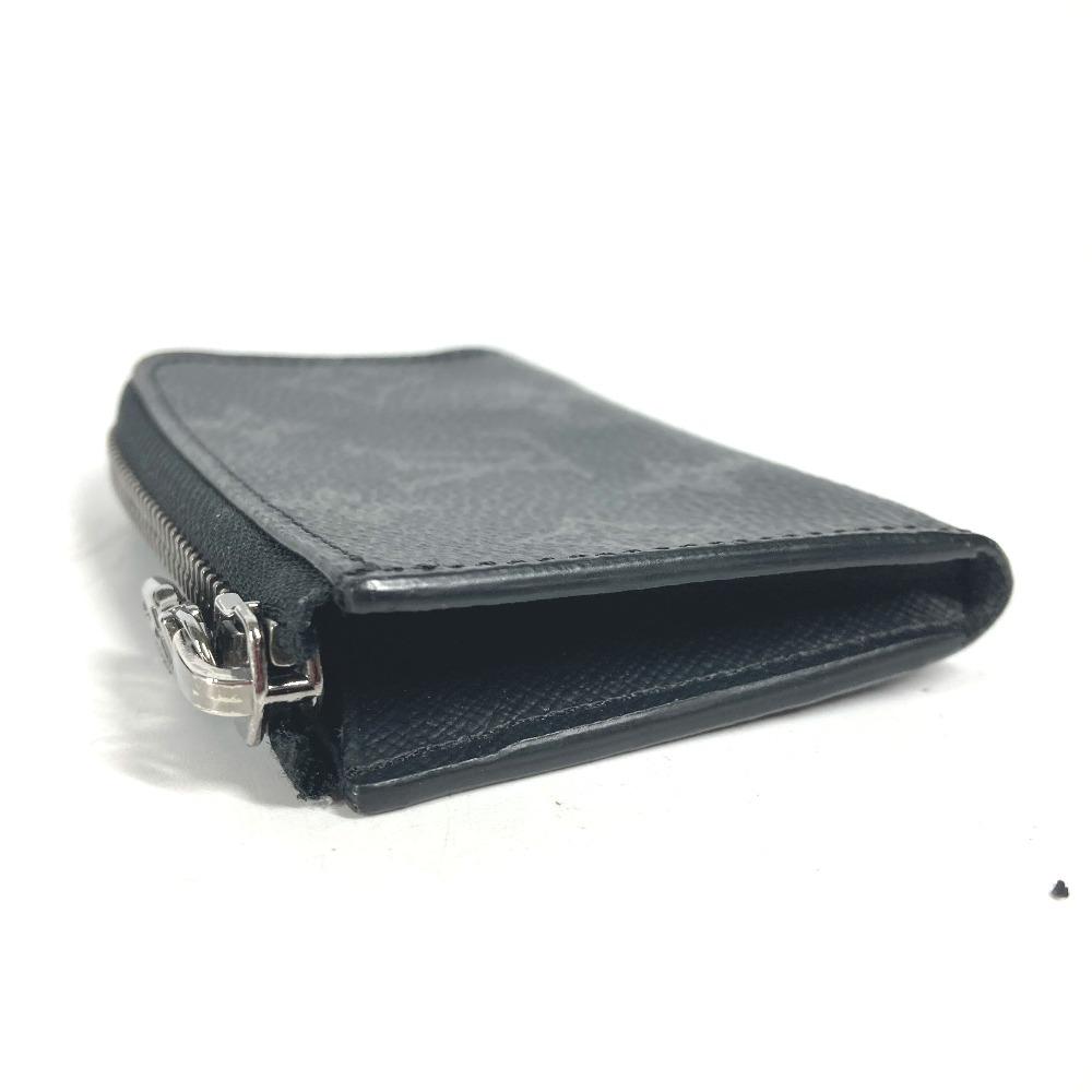 Louis Vuitton M63536  MonogramEclipse Portemonejour Wallet Coin Case coin purse