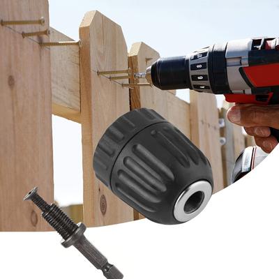 Drill Bit Chuck Hexagonal Handle Impact Drill Chuck, Impact Hammer Quick Converter Extended Screwdriver Drill Bit Adapter