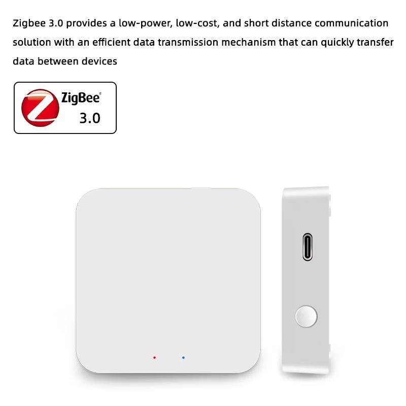 TuYa  Multi-mode Smart Gateway ZigBee Bluetooth Mesh Hub Work with Tuya Smart Life App Voice Control via Alexa Google Home