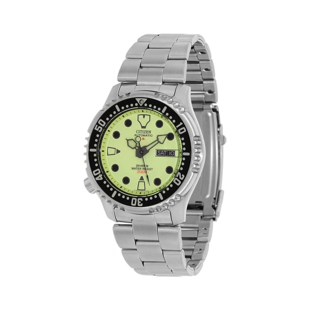 Citizen Promaster NY0040-50W Automatic Diver's Watch 200m Water Resistant Men's Stainless Steel Luminous