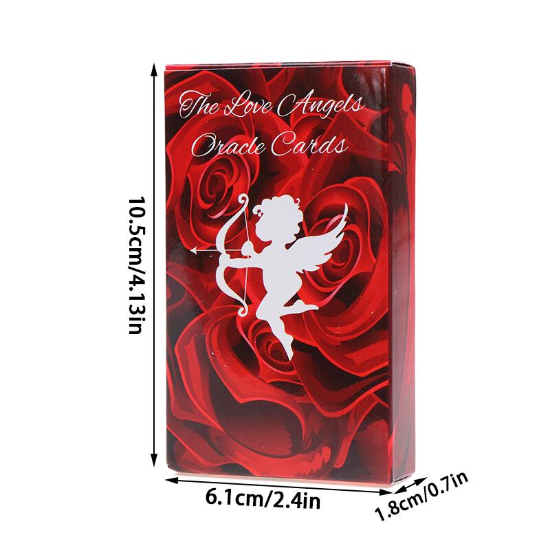 The Love Angels Oracle Cards - Romance Deck For Psychic Love Romantic Relationship English Visions Edition Deck Playing Games