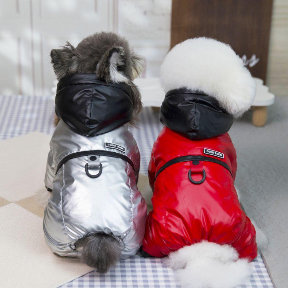Padded Lining Dog Winter Coat Hooded Puppy Outfit New Warm Dog Jacket for Small Dogs
