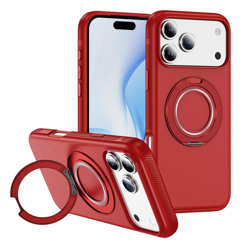 

Rotating Magnet Fold Magnetic Stand Phone Case For iPhone 17 16 15 Pro Max Air 17E 16E Non-Slip Armor Cover For Apple 14 13 12 Case & Holder&iPhone 11