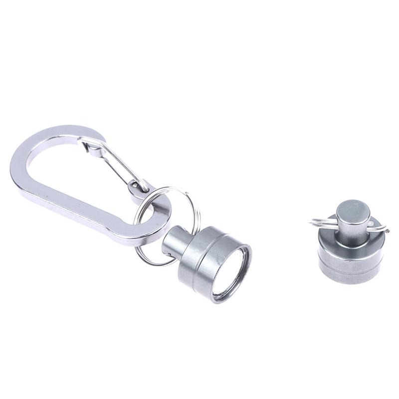Fishing Hanging Buckle Magnetic Buckle With Keychain Carabiner Anti-Falling Fast Hanging Buckle Metal Strong Magnetic Buckle