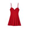 2025 Women's Spicy Girl Backless Slimming Sleeveless Short Dress, European & American Style