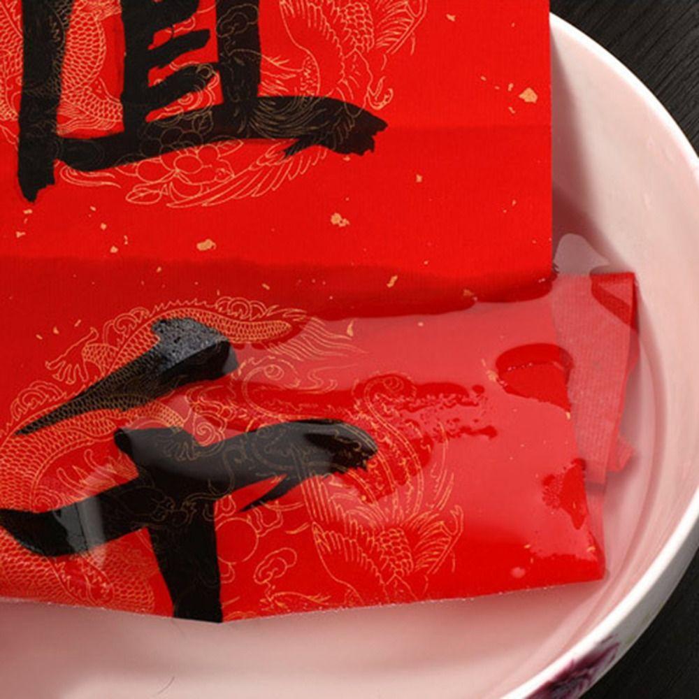 5Sets No Smudging Spring Festival Couplet Red Paper Chinese Red Rice Paper  Handwritten Couplets